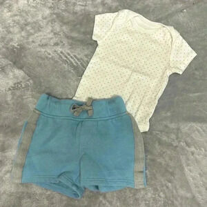 Tucker and Little Me - 2 piece summer baby set. Size  3 months